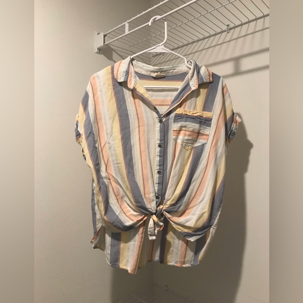 Striped Button Down - Picture 1 of 1